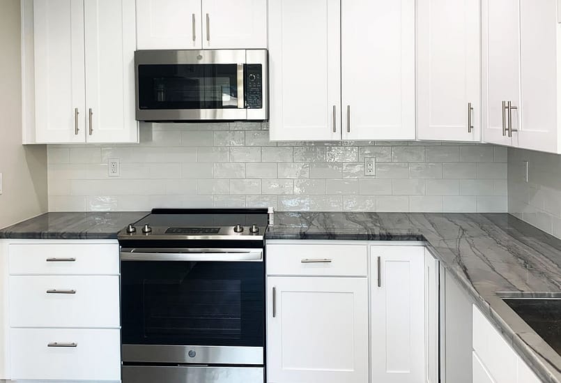 Home 9 project interior kitchen counters