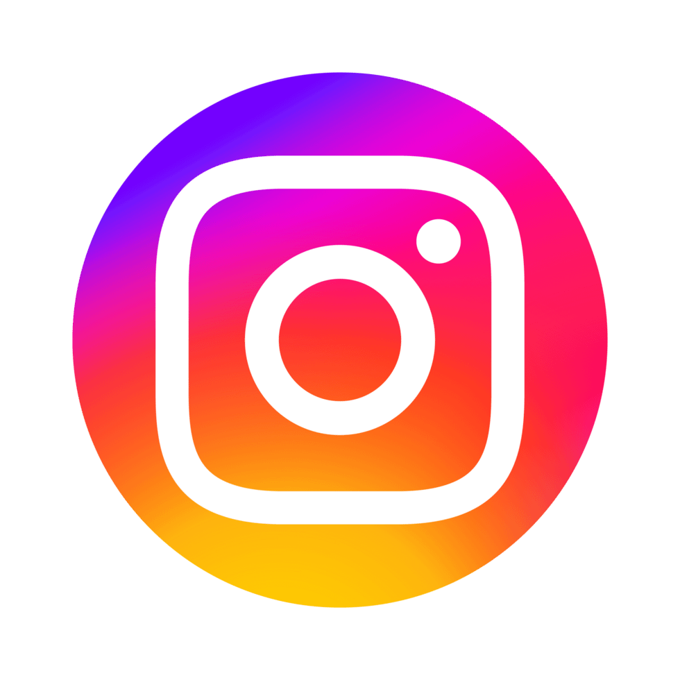 Home 12 instagram logo on circle style with transparent background free png